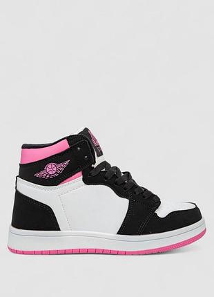 Кроссовки женские зимние на меху, цвет бело-розовый.