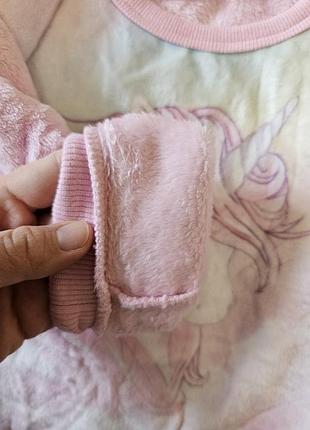 Свитшот плюшевый для девочки 4