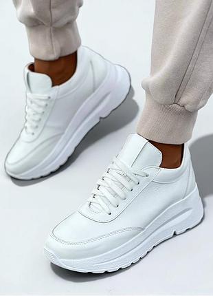 36-41 кроссовки на платформе натуральная кожа/замша шоколад, черный, белый, бежевый, капучино