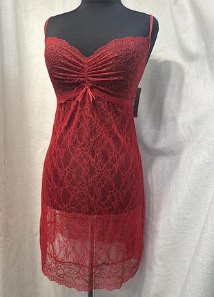 7013-6001 червона мереживна сукня anabel arto