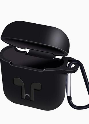 Чехол для airpods черный