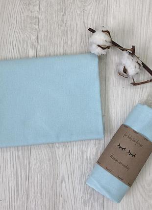 Пеленка фланель мятная, 80х100 +/- 2 см