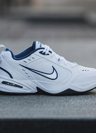 Кросівки чоловічі nike air monarch iv white 3