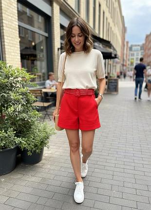 Неймовірні шорти коралово червоні river island