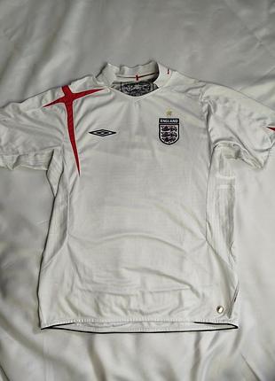 Футболка сборной Англии umbro 2005-2007 чс-2006 белая