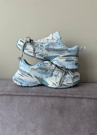 Nike v2k run white blue premium 8