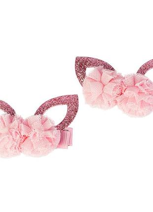 Затискач дитячий для волосся "метелик" t18541, 2 штуки