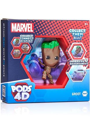 Колекційна фігурка грут wow! pods 4d mvl-1038-08 серії "марвел"