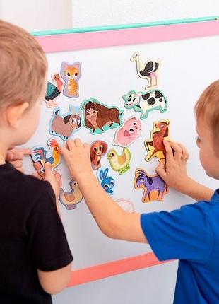 Набор магнитов magdum "ферма рисунки" ml4031-03 en 3