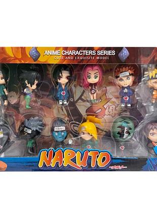 Детский игровой набор фигурок "naruto" zs222-75-1, 12 героев