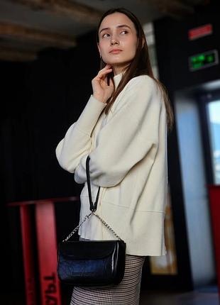 Жіноча сумочка з натуральної шкіри wb_095_black