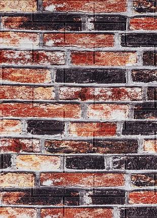 Декоративна 3d панель 700х770х5мм сіро-синя катеринославська цегла (048) sw-00000027