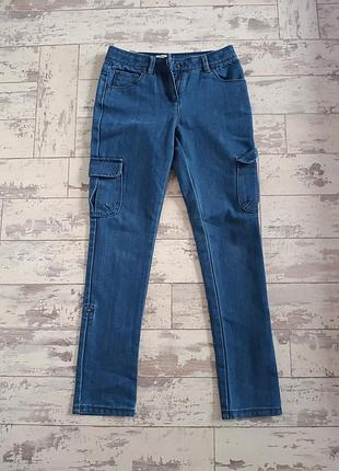 Джинсы карго на девочку vertbaudet