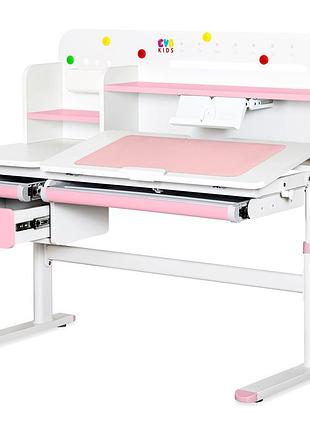 Детский стол evo-kids th-360 plus pink (арт. th-360 wg/pn plus)