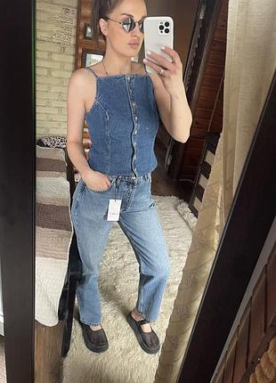 Джинси денім zara