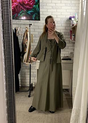 Комплект з сукні і жакету