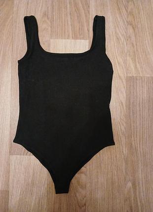 Боді жіноче розмір s, 100% бавовна чорного кольору