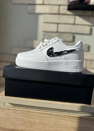 Nike air force 1 low molten metal black white