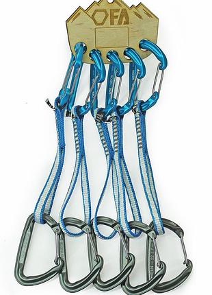 Fa відтяжка з карабінами neon express dy 10 mm 18 cm (5 шт) лучшая цена с быстрой доставкой по украине лучшая цена с быстрой