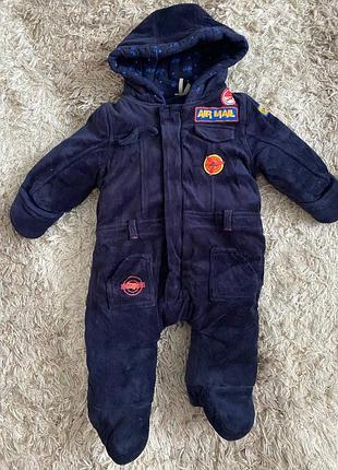 Детский теплый комбинезон зима-весна на мальчика