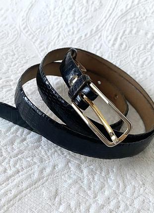 Вінтаж! ремінь з натуральної шкіри ящірки