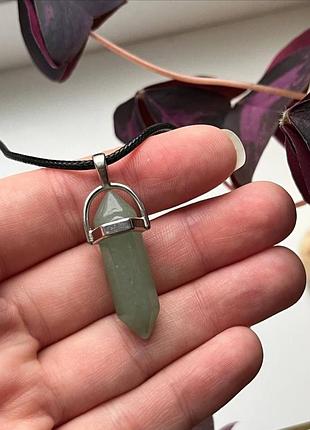Кулон нефрит подвеска на цепочке