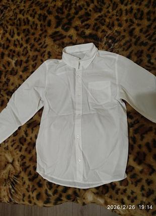 Рубашка рубашка белая на мальчика