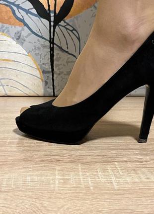 Туфлі натуральна замша 40 розмір