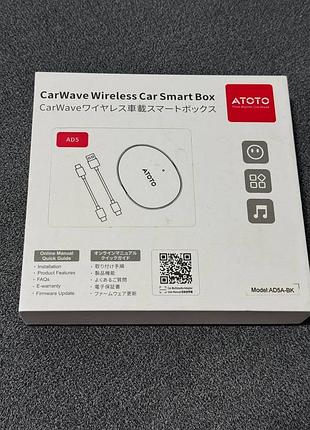 Atoto carwave ad5 - бездротовий carplay адаптер для авто