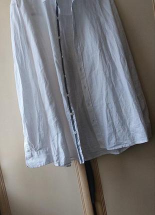 Рубашка мужская лён