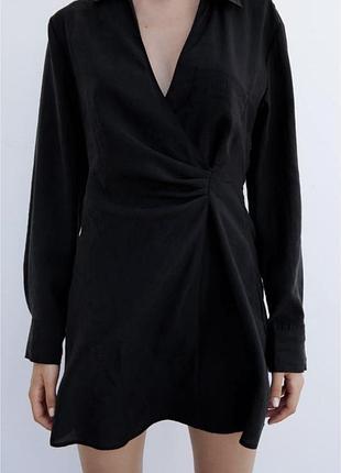 Сукня коротка zara чорна 2