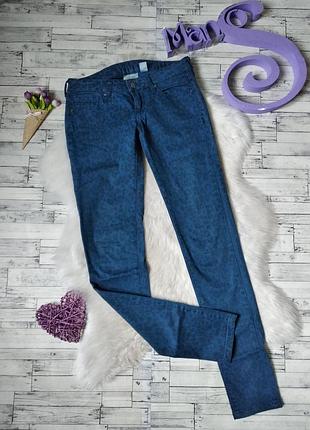 Джинсы mango jeans женские синие леопардовые