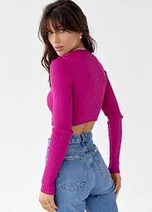 Кроп-топ в рубчик goldi m