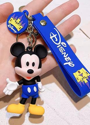 Силиконовый брелок фигурка мики маус mickey mouse на сумку рюкзак для ключей