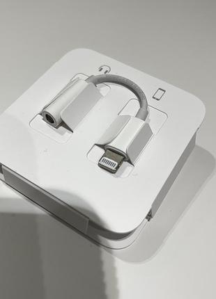 Кабель aux apple lightning to 3.5 jack 1:1 колір білий