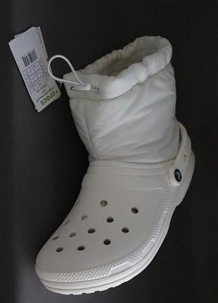 Зимові чоботи crocs classic lined neo puff boot розмір--43-44 m10/w12