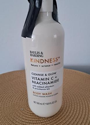 Гель для душу, від якого шкіра наче після spa  baylis & harding kindness+ vitamin c & niacinamide (500 мл)
