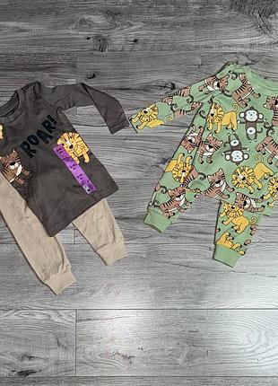 Набор пижамок от primark для мальчика 3-6мес (68см)
