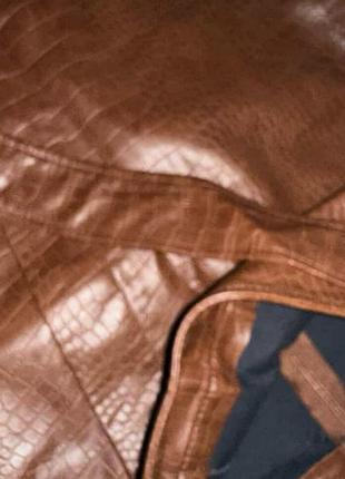 Спідниця з екошкіри 3