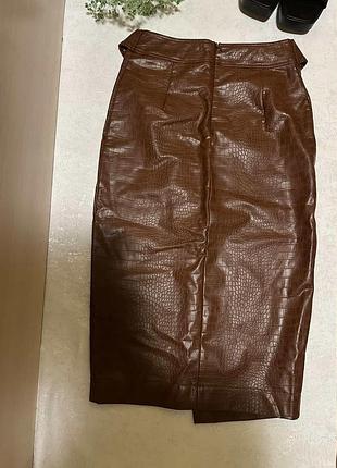 Спідниця з екошкіри 2