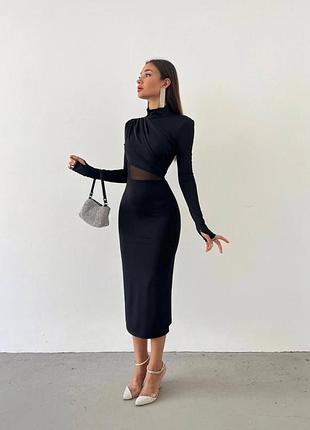 Сукня міді