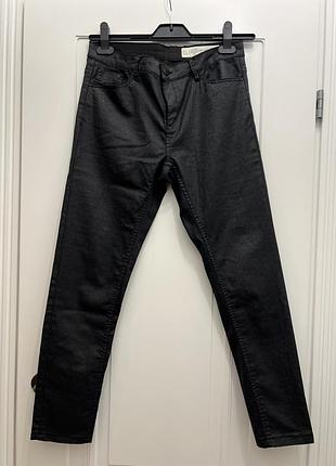 Джинси скінні чорні з блискітками esmara