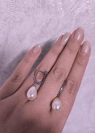 Серебряные серьги 6