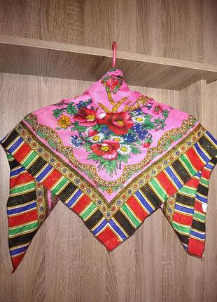 Платок хустка женский шерстяной 70*75см