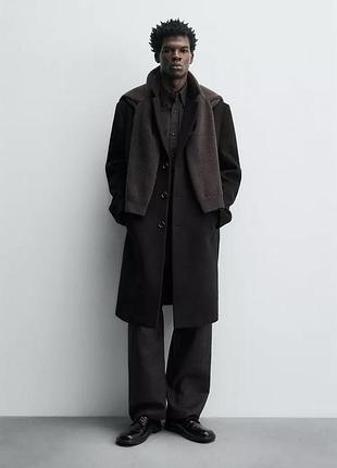 Пальто regular fit з вовною