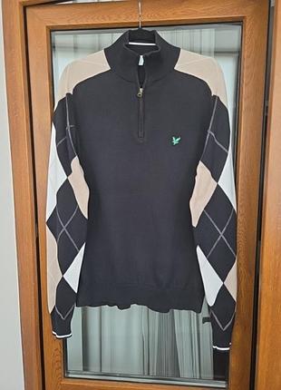 Котоновий светр lyle & scott