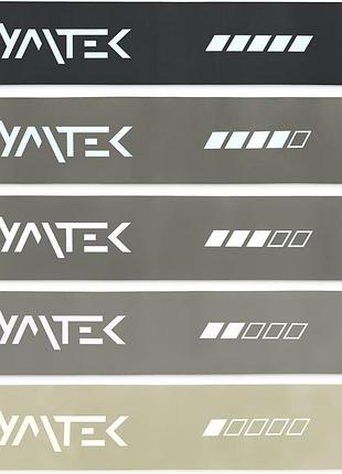 Набір резинок для фітнесу gymtek 0,5-30кг сірий