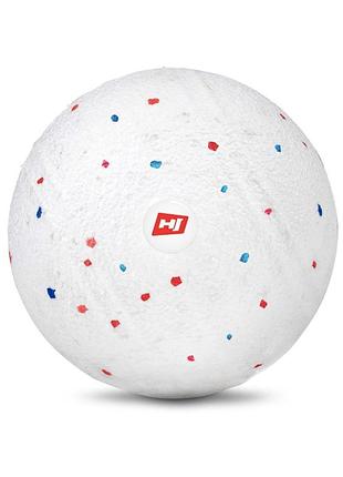 Массажный мяч epp 100 мм hop-sport hs-p100mb белый