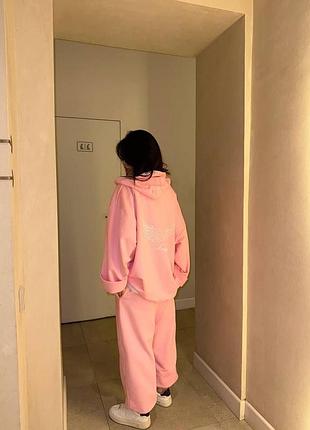 Жіночий повсякденний трикотажний спортивний костюм двійка штани та кофта