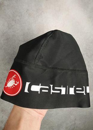 Велошапка castelli viva thermo. термо шапка castelli
